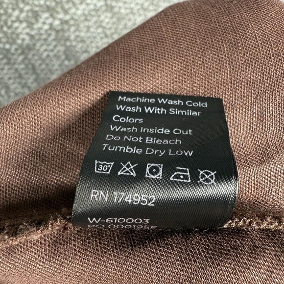 Wellen Cotton Linen Easy Short Men XL Brown Huckberry Outdoor Casual Lightweight - Picture 8 of 11